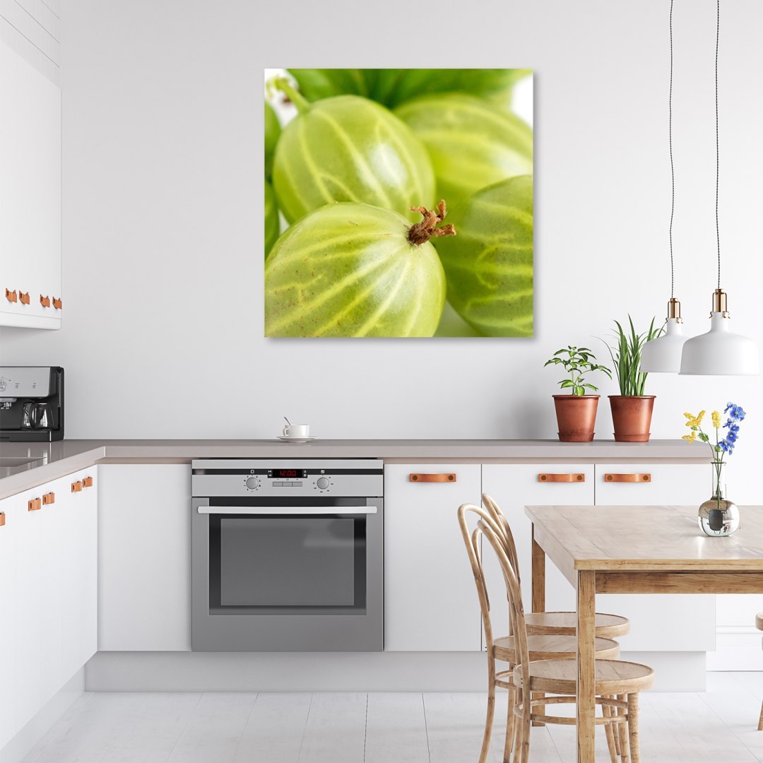 Emaga Obraz na płótnie, Agrest makro - 40x40